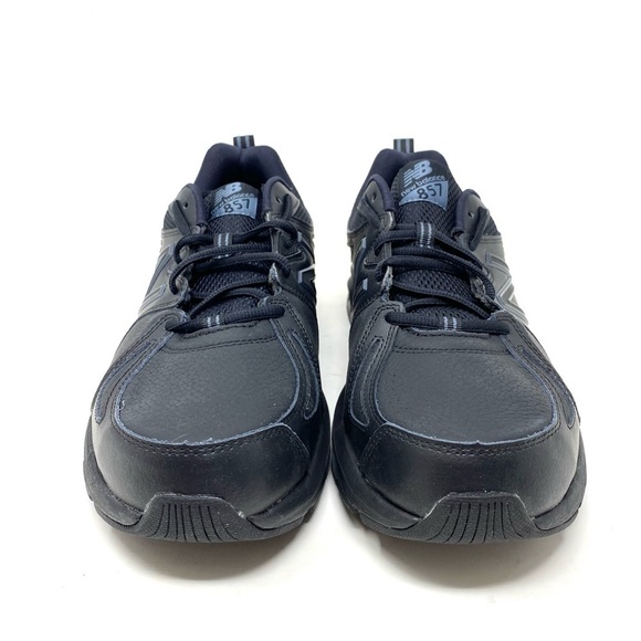 New Balance All Black MX857AB2 Men's Cross-Training Shoes Slip Resistant WIDE - Picture 3 of 7